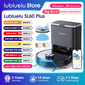 Lubluelu 3-in-1 Robot Vacuum &amp; Mop